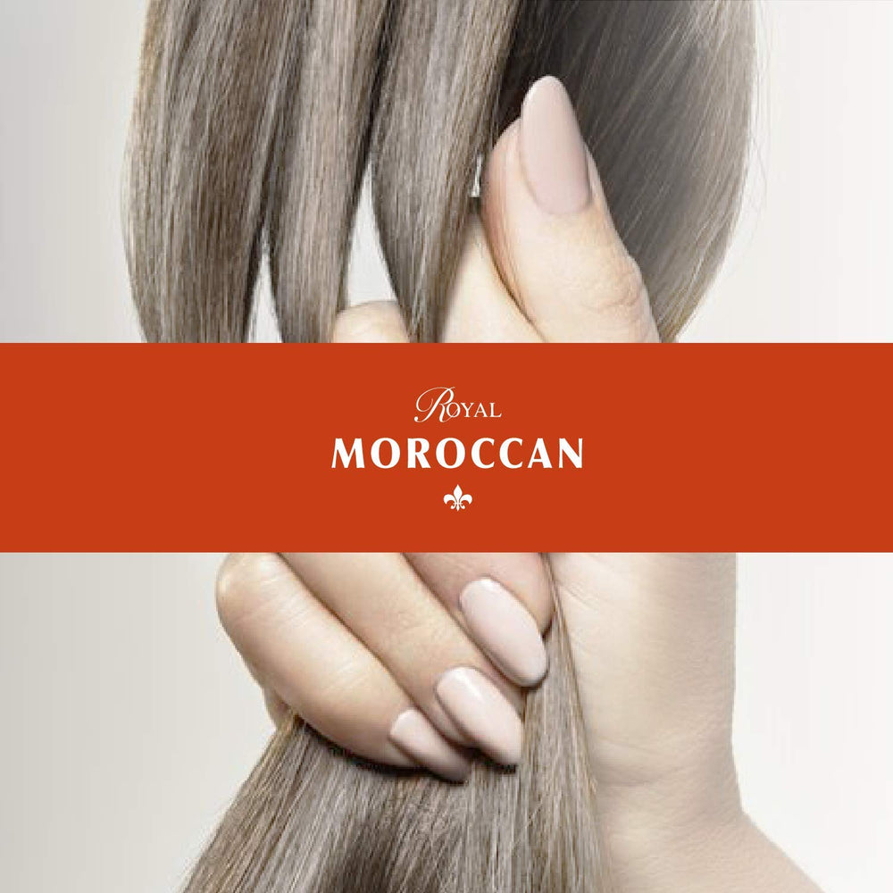 Royal Moroccan moisturizing shampoo color-treated hair helps maintain vibrancy