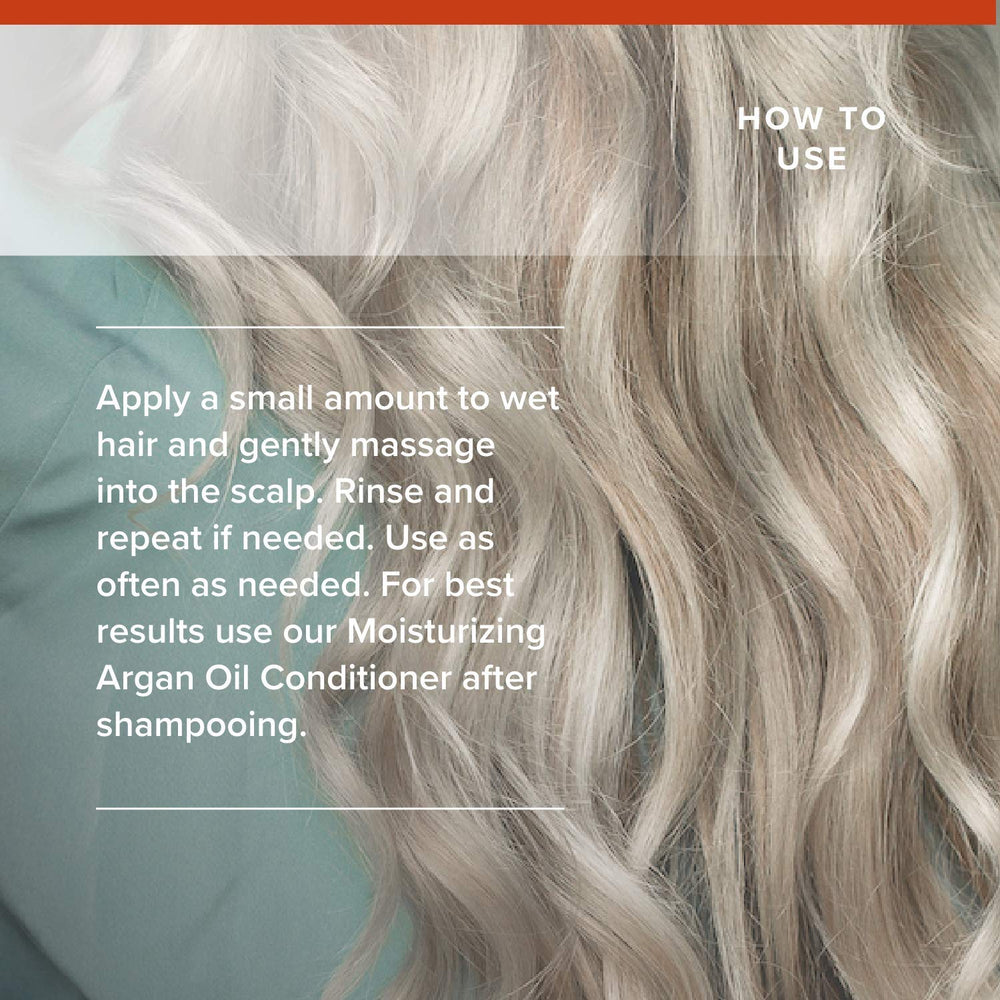 Royal Moroccan moisturizing shampoo frizz-control for smooth, sleek hair