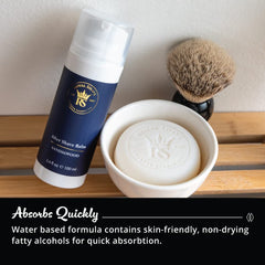 Royal Shave Aftershave Lotion sandalwood closeup bottle highlighting fragrance and soothing hydration.