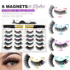 Royaomis natural-look false lashes for everyday elegance and subtle lift.