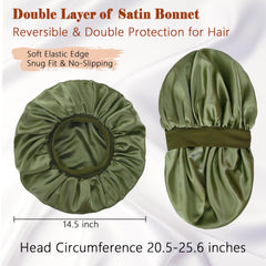 ROYBENS reversible dual-side satin design offers two looks.