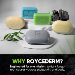 Roycederm Antifungal Soap underarms area usage for full-body antifungal support