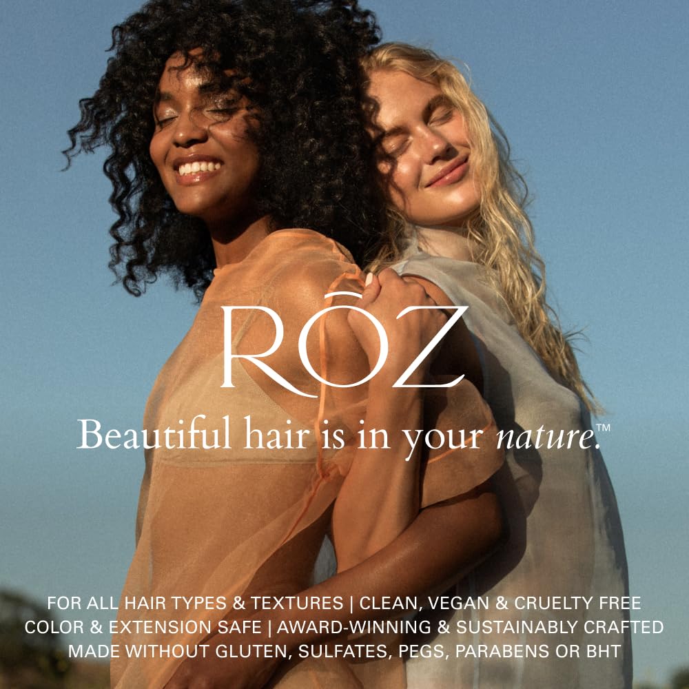 RŌZ Root Lift Spray packaging emphasizes sustainable design.