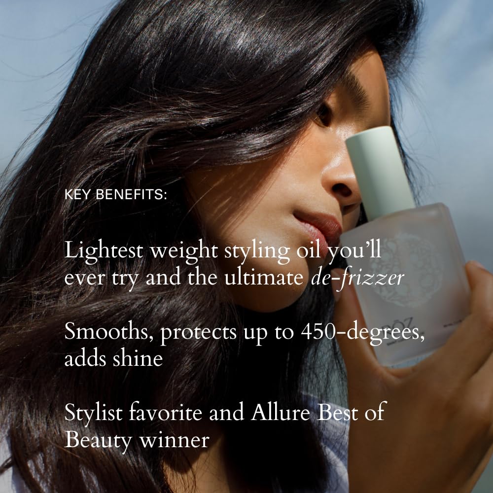 RŌZ styling oil adds natural shine to hair texture
