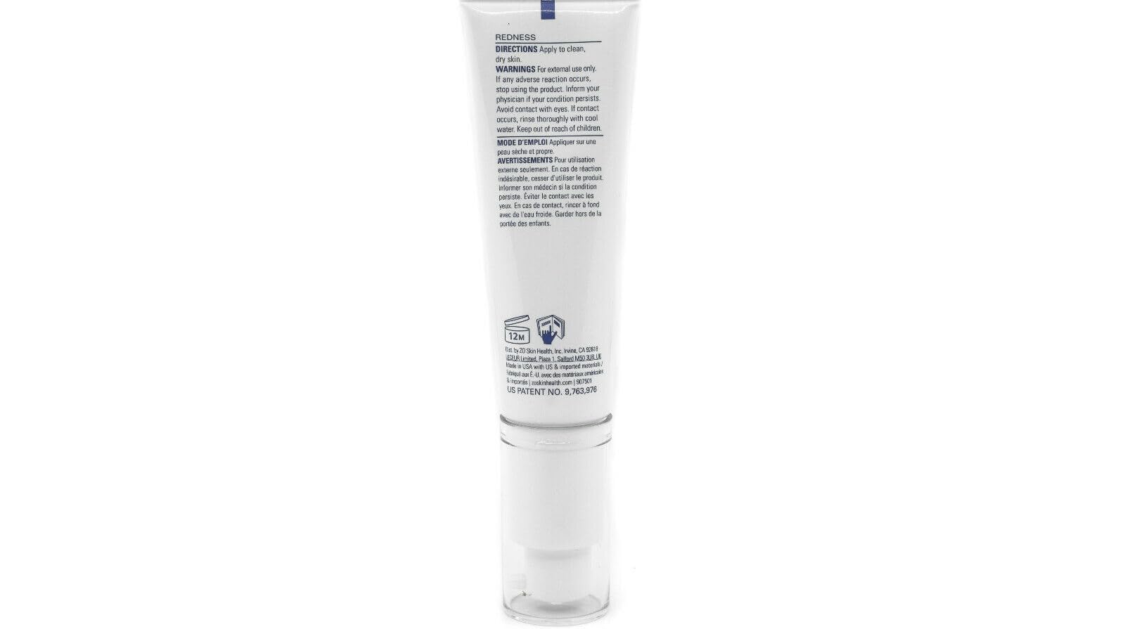 Rozatrol application on sensitive skin demonstrates a cosmetic step for a refined, even complexion.