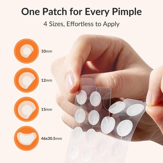 RPE Life Korean Pimple Patches original 12mm blends discreetly with skin