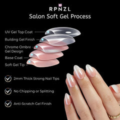 RPNZL 32-nails in 16-sizes kit ensures precise size selection.