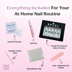 RPNZL Athena long-wear glue bottle for durable manicures