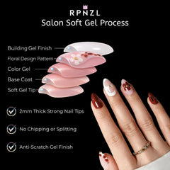 RPNZL Blossom provides 16 sizes for a precise nail matching.