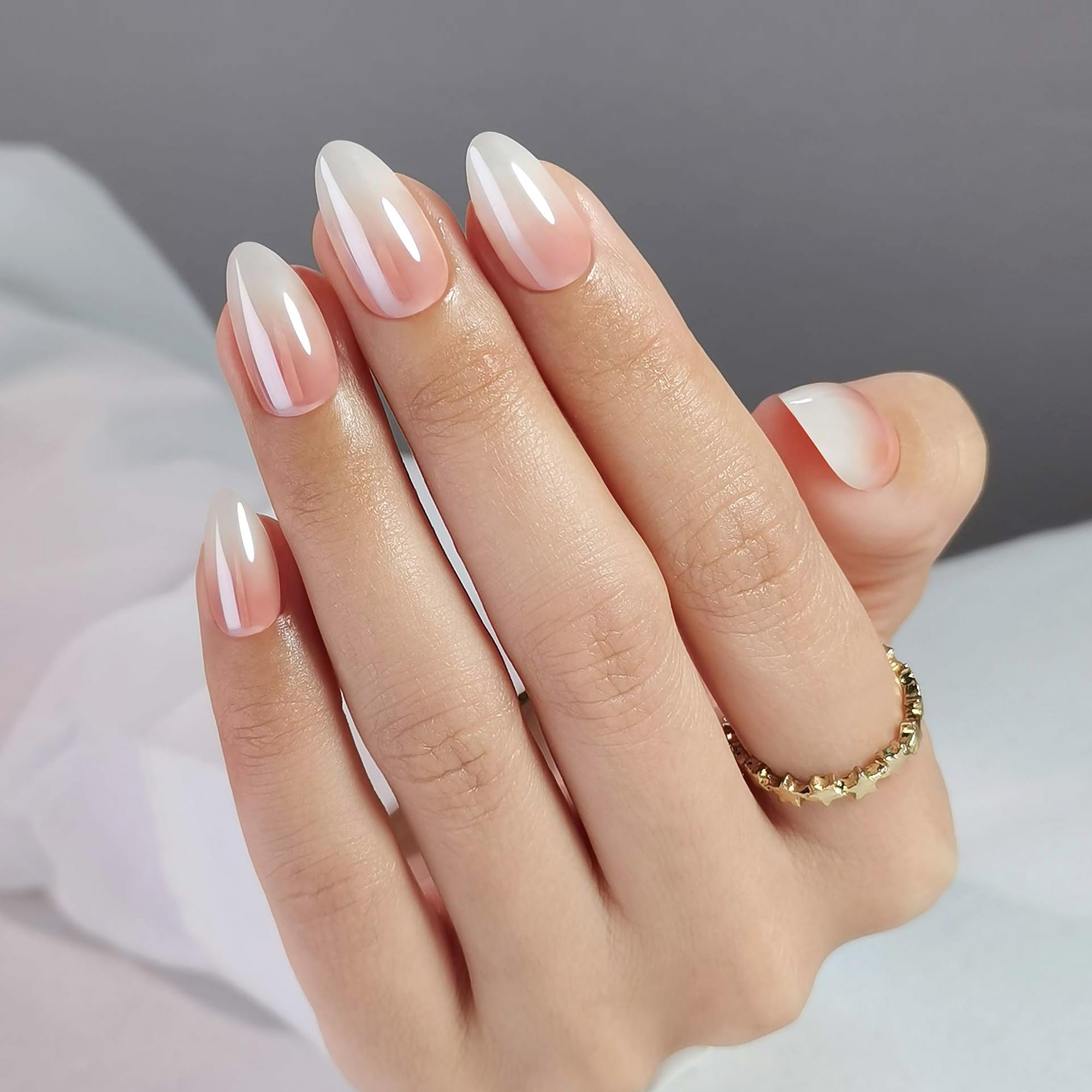 RPNZL Cafe Latte chrome ombre nails for salon-quality home manicure.
