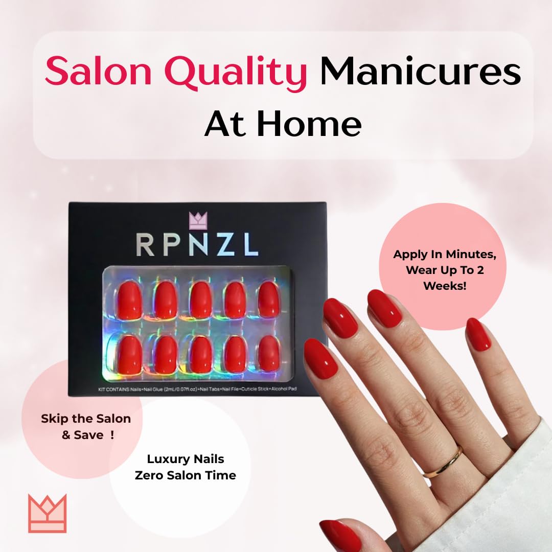 RPNZL Scarlett adhesive tabs for quick, commitment-free manicures