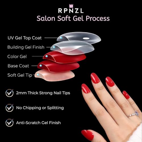 RPNZL Scarlett nail glue for up to two weeks of wear