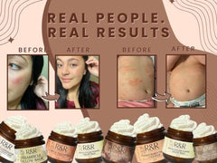 R&R Collective Forever Young Tallow on face, hands, and body for daily moisture