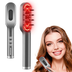 RRZIOM Laser Hair Growth Comb in hand for daily home hair care