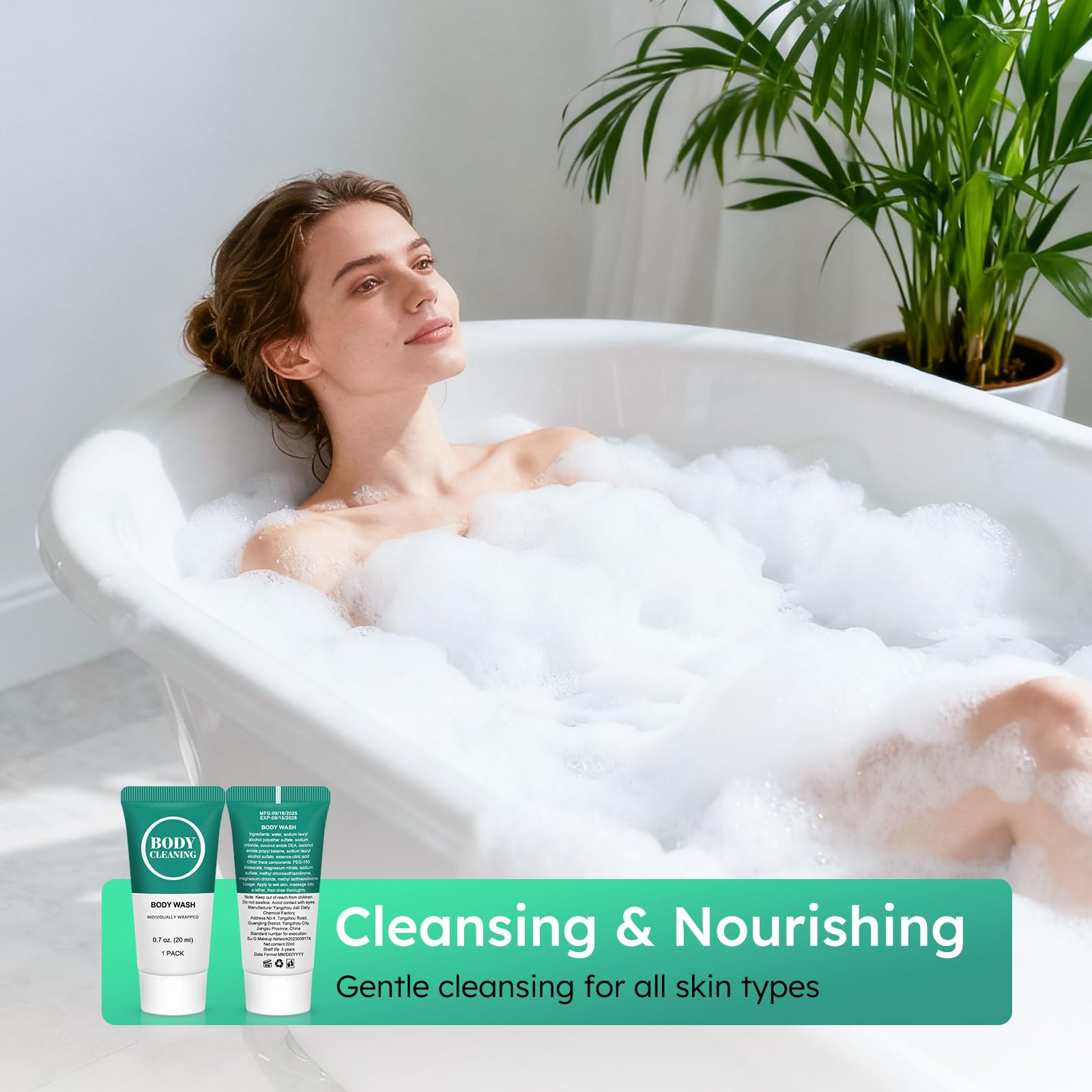 RSQAZQ gentle cleansing suitable for all skin types.