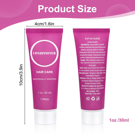 RSQAZQ individually sealed conditioner tubes maintain hygiene while traveling.