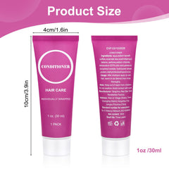 RSQAZQ individually sealed conditioner tubes maintain hygiene while traveling.