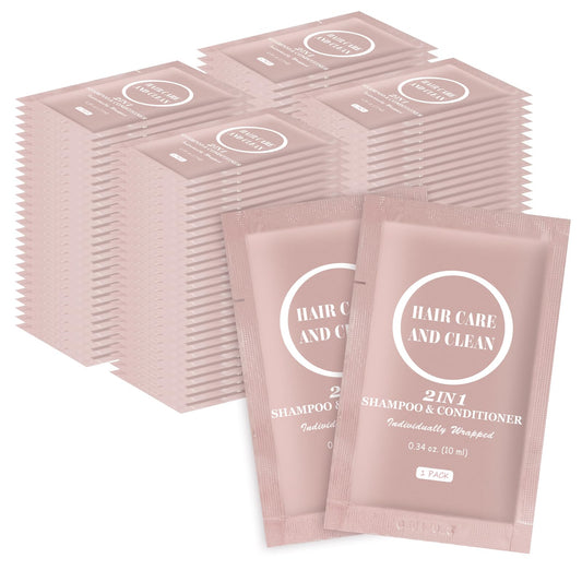 RSQAZQ travel 2-in-1 shampoo conditioner pack for on-the-go cleansing