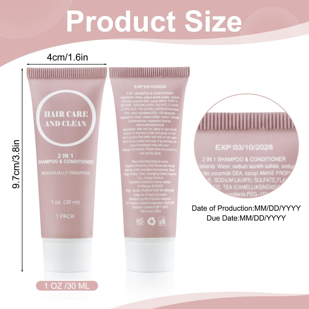 RSQAZQ 1oz tube side angle showing compact travel size for effortless packing.