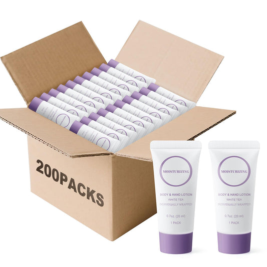 RSQAZQ travel-size body lotion tubes pack 200 for guests and travelers.