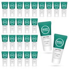 RSQAZQ travel-size body wash 60pcs for easy packing on the go.