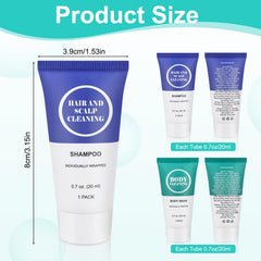 RSQAZQ travel size body wash tube for quick refresh during travels