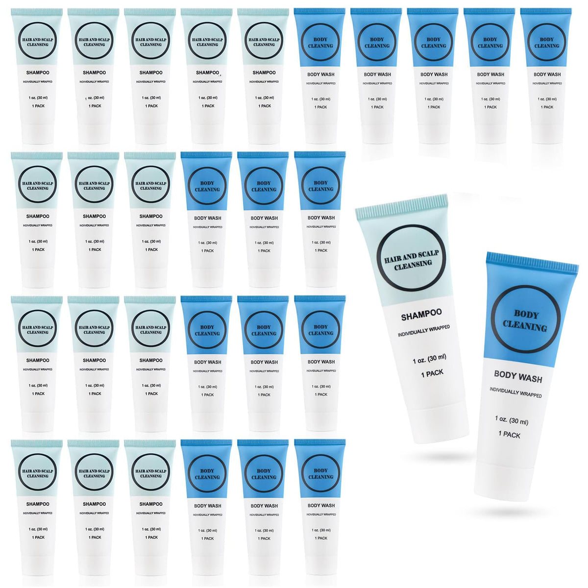 RSQAZQ travel size shampoo bottle 1oz for easy hotel packing
