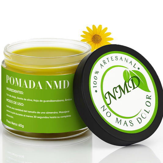 RTQSU NMD jar open, natural herbal salve for muscle comfort.