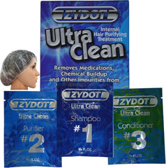 RU CLEAN Zydot Ultra Clean Shampoo bottle showcasing detox cleansing for hair