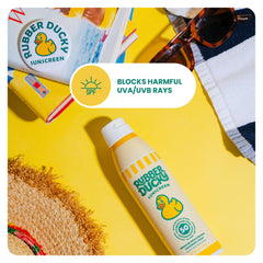 Rubber Ducky reef-safe formula protects skin and marine life