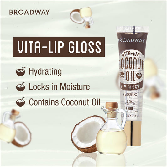 Application of Vita-Lip Gloss delivers high-shine finish without stickiness
