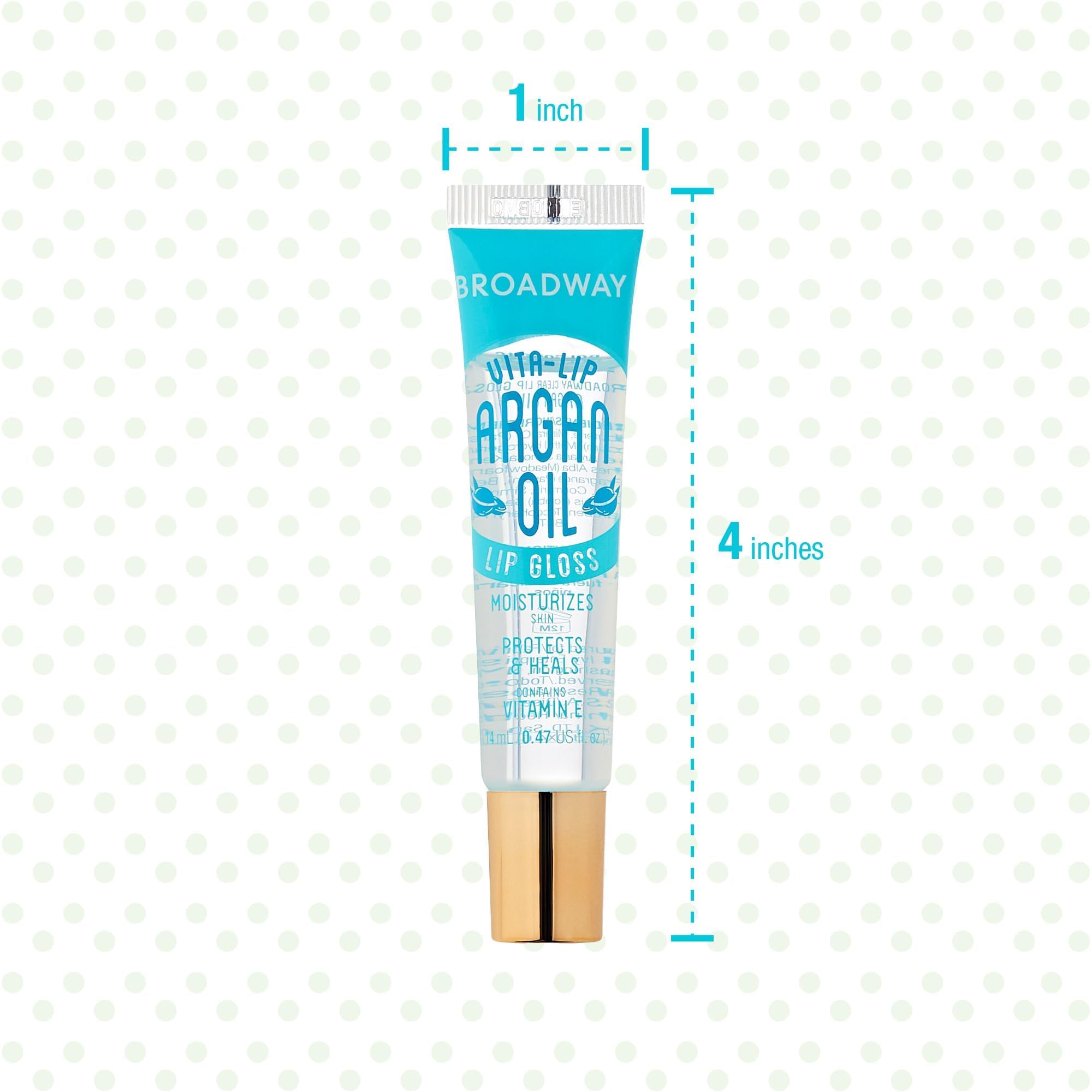Mint-scented Vita-Lip gloss provides a refreshing sensory cue.