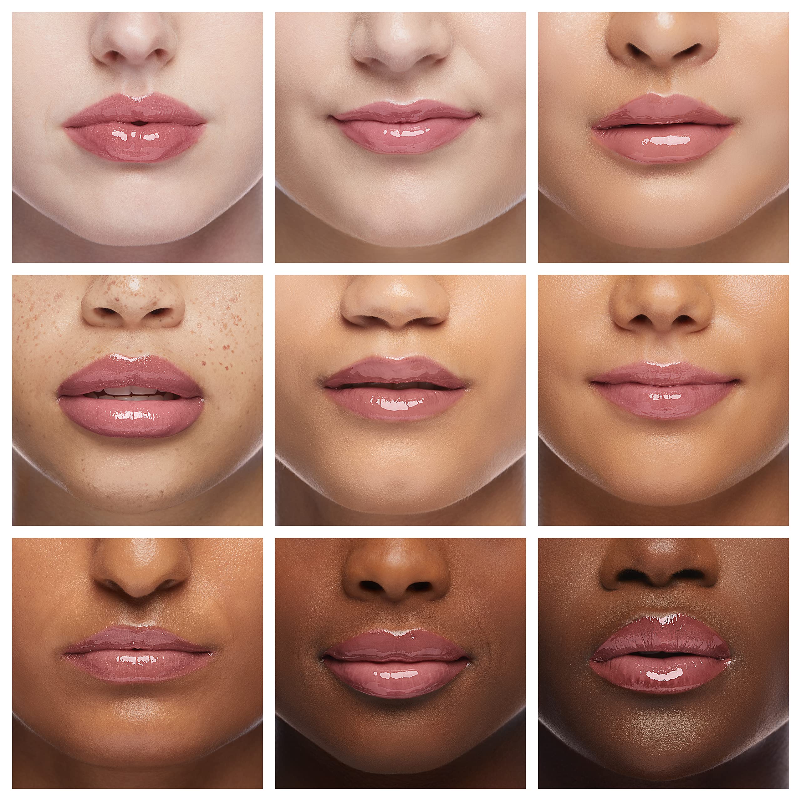 Vita-Lip gloss on lips delivering high shine and comfortable wear.