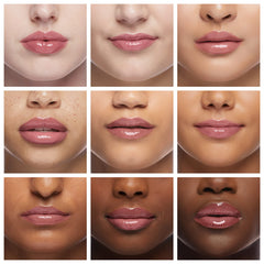 Vita-Lip gloss on lips delivering high shine and comfortable wear.