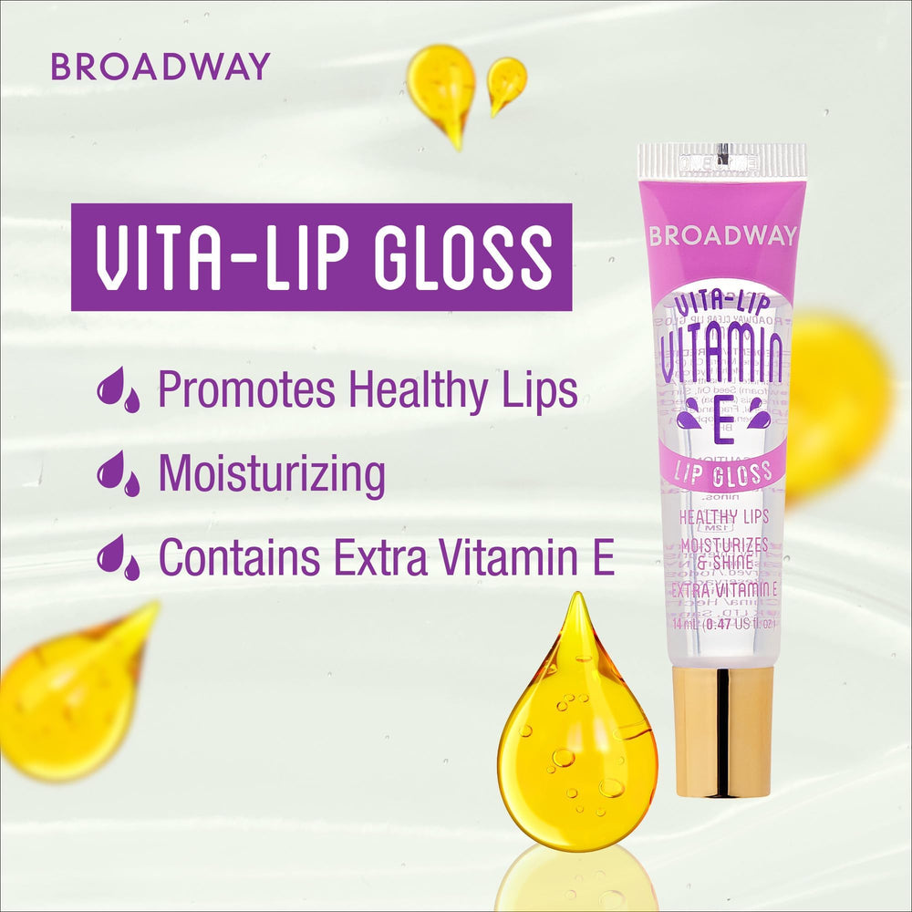 Rosehip-toned Vita-Lip gloss swatch from Ruby Kisses Broadway.
