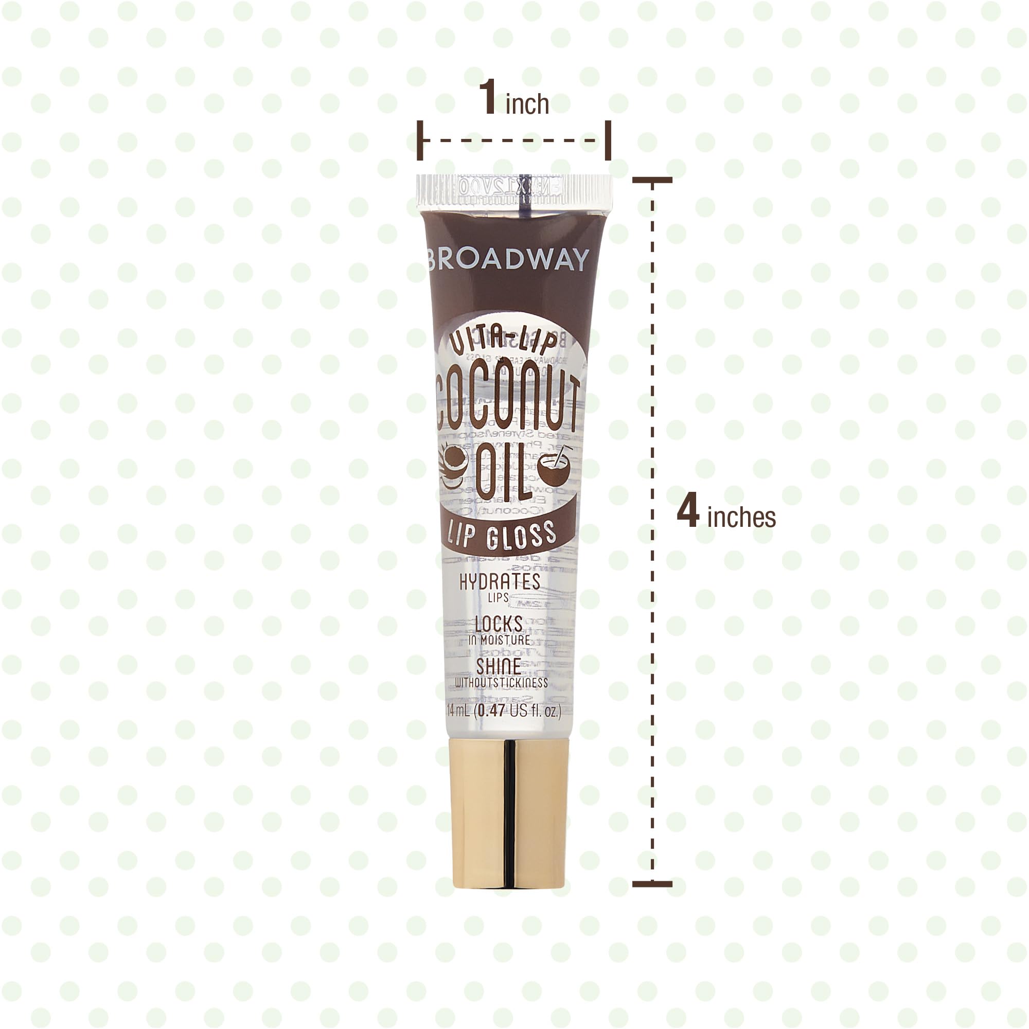 Close-up of Vita-Lip Gloss tube showing clear gloss