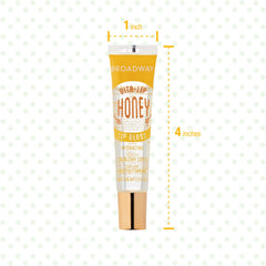 Soft lips texture achieved with Ruby Kisses Broadway Vita-Lip gloss.