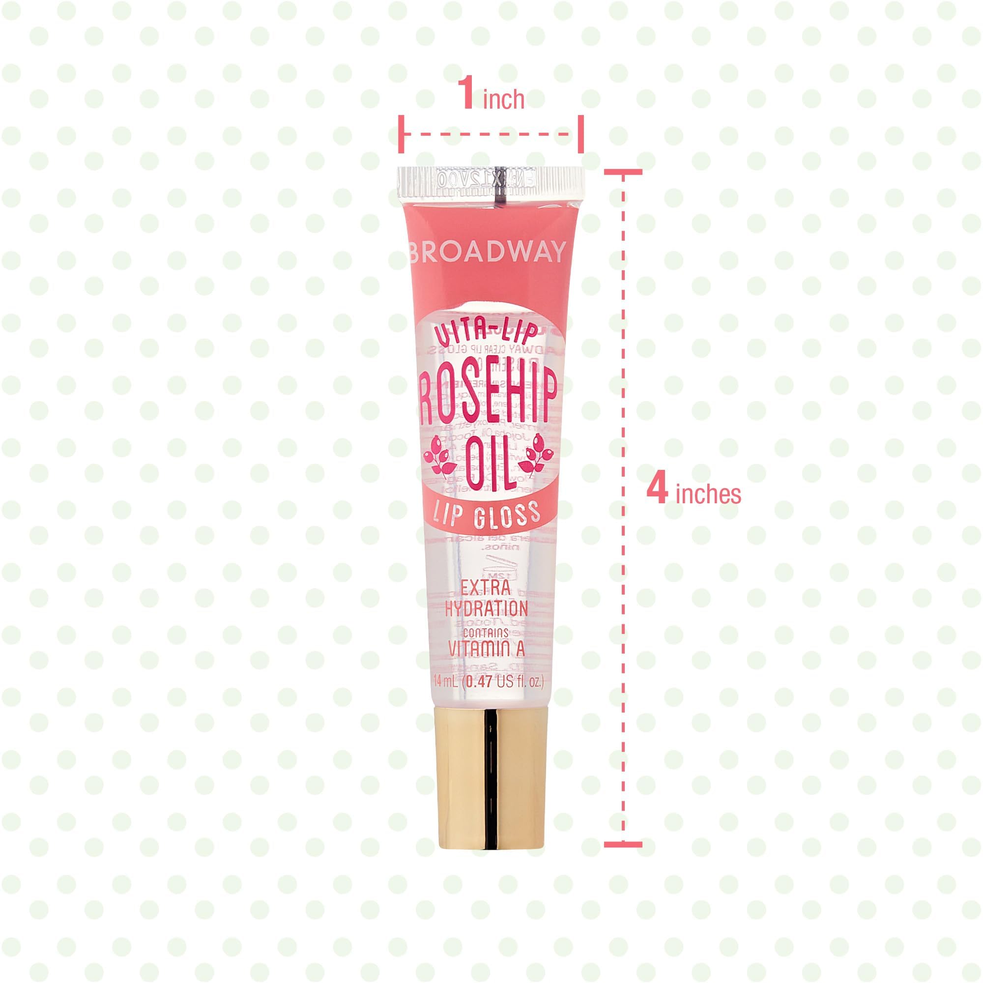 Ruby Kisses Broadway Vita-Lip lightweight gel formula in hand.