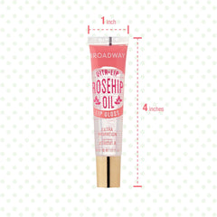 Ruby Kisses Broadway Vita-Lip lightweight gel formula in hand.