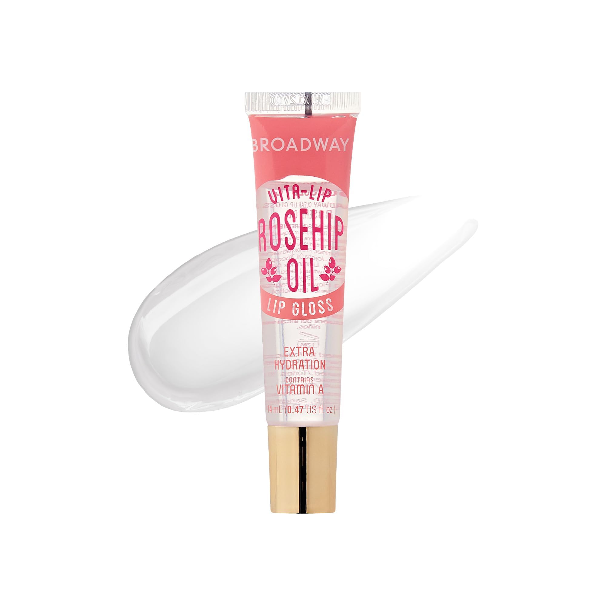 Ruby Kisses Broadway Vita-Lip non-stick moisturizing formula close-up.