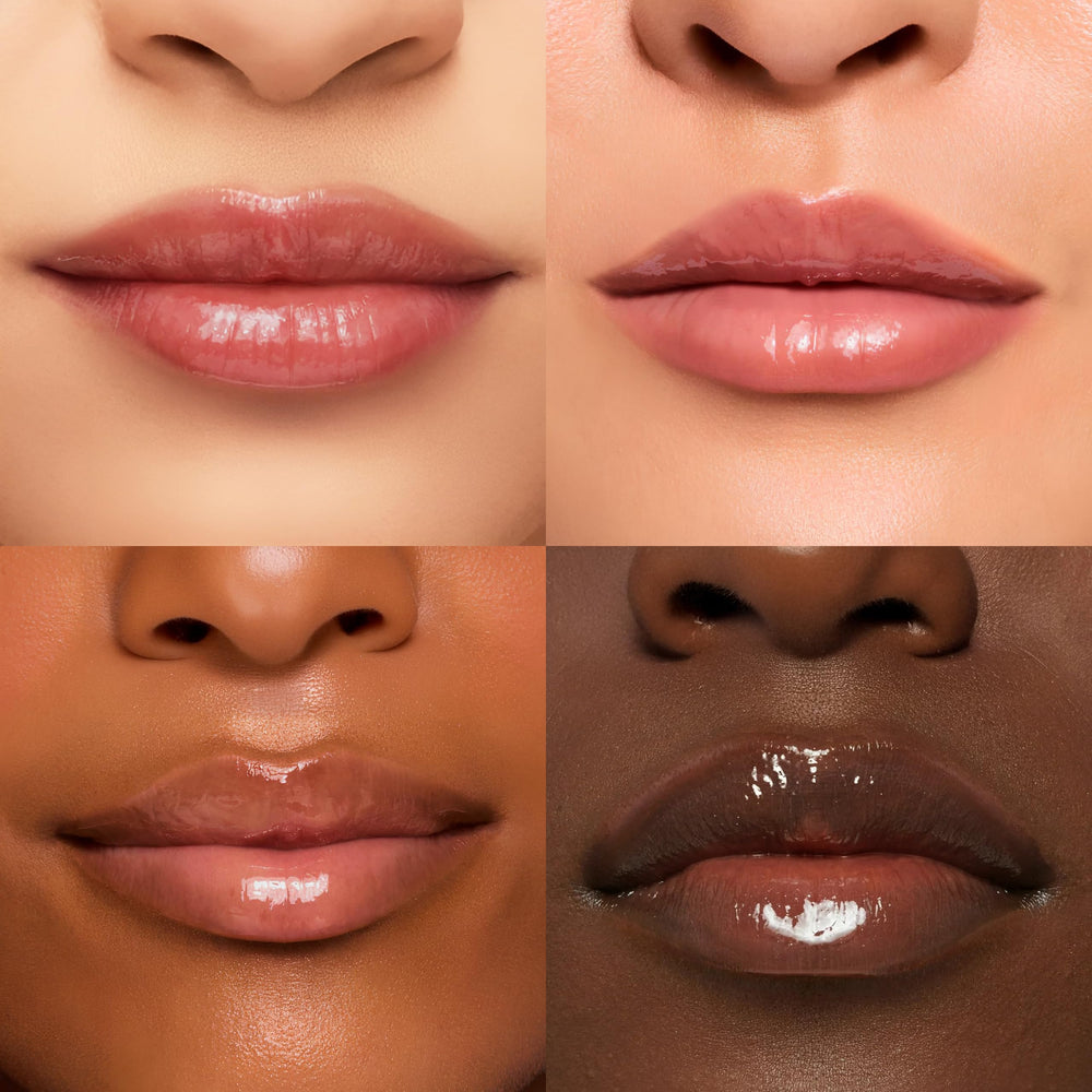 Ruby & Millie lip balm application close-up highlights smooth, non-stick glide.