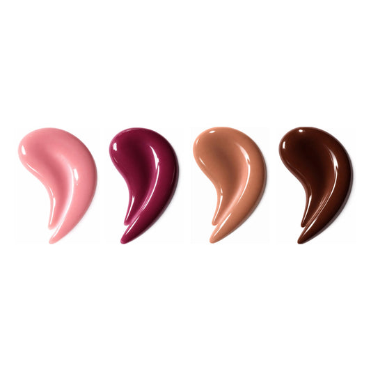 Ruby & Millie peptide lip tint swirl showing subtle color and glossy finish.