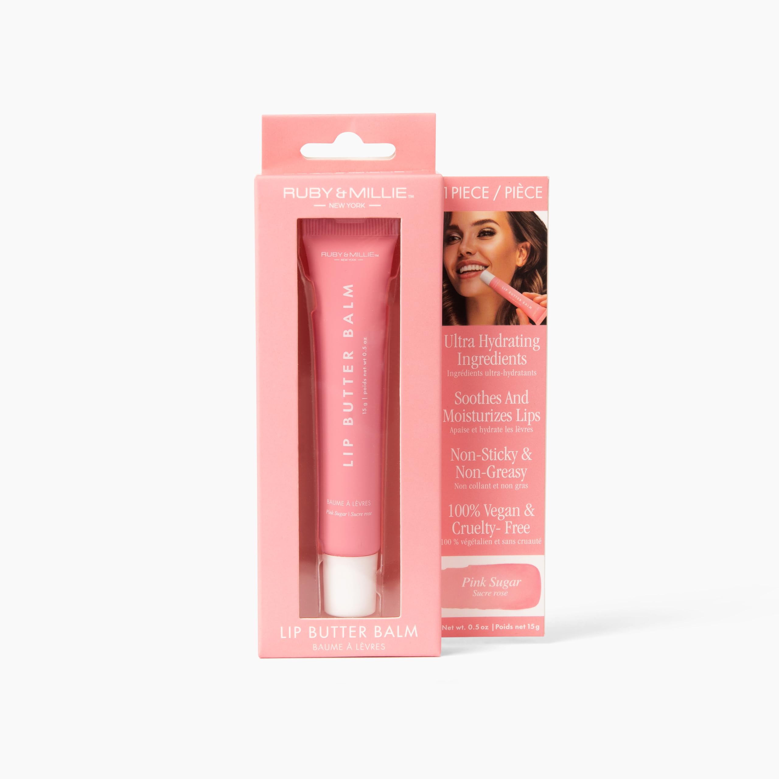 Ruby & Millie precision applicator enables neat lip color application.