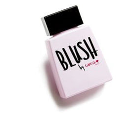 Rue 21 Blush perfume spray bottle with flirtatious floral-fruit scent.