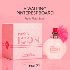 Rue 21 Icon Eau de Parfum notes apple freesia peach bright and fruity