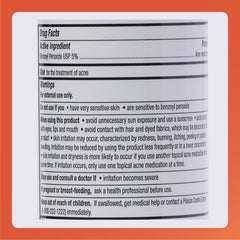 OTC Rugby Benzoyl Peroxide Wash packaging display