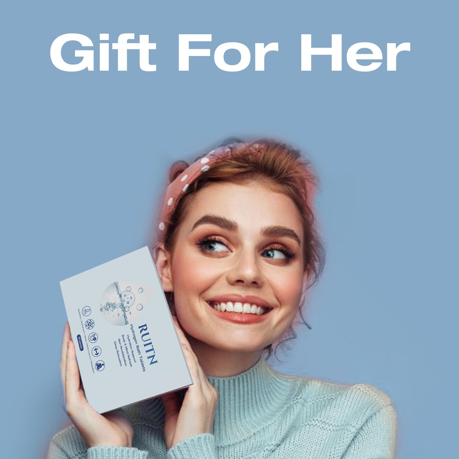 RUITN facial-cleansing-with-hydrogen offers gentle, refreshing cleansing.