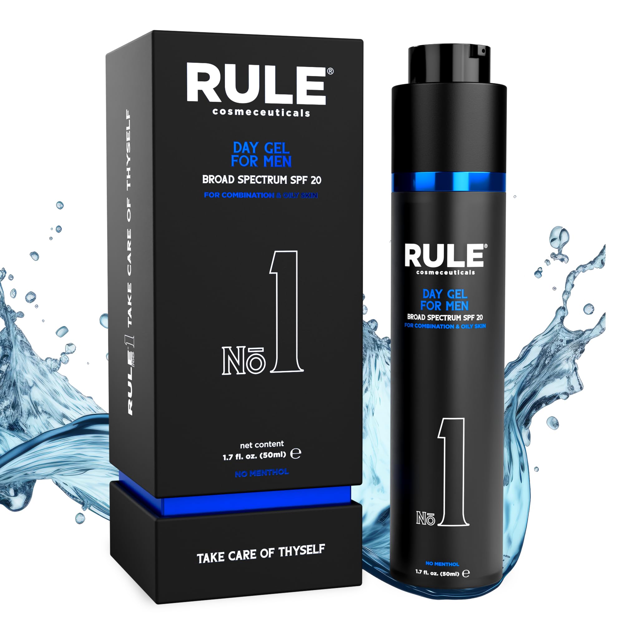 Rule Cosmeceuticals No1 Day Gel highlights hyaluronic acid and collagen benefits