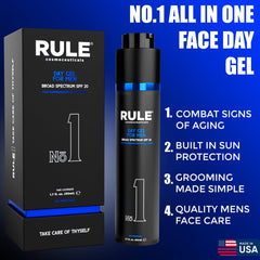 Rule Cosmeceuticals No1 Day Gel provides SPF 20 daily sun protection
