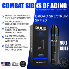 Rule Cosmeceuticals No1 Day Gel with vitamins B, C, E nourishes skin